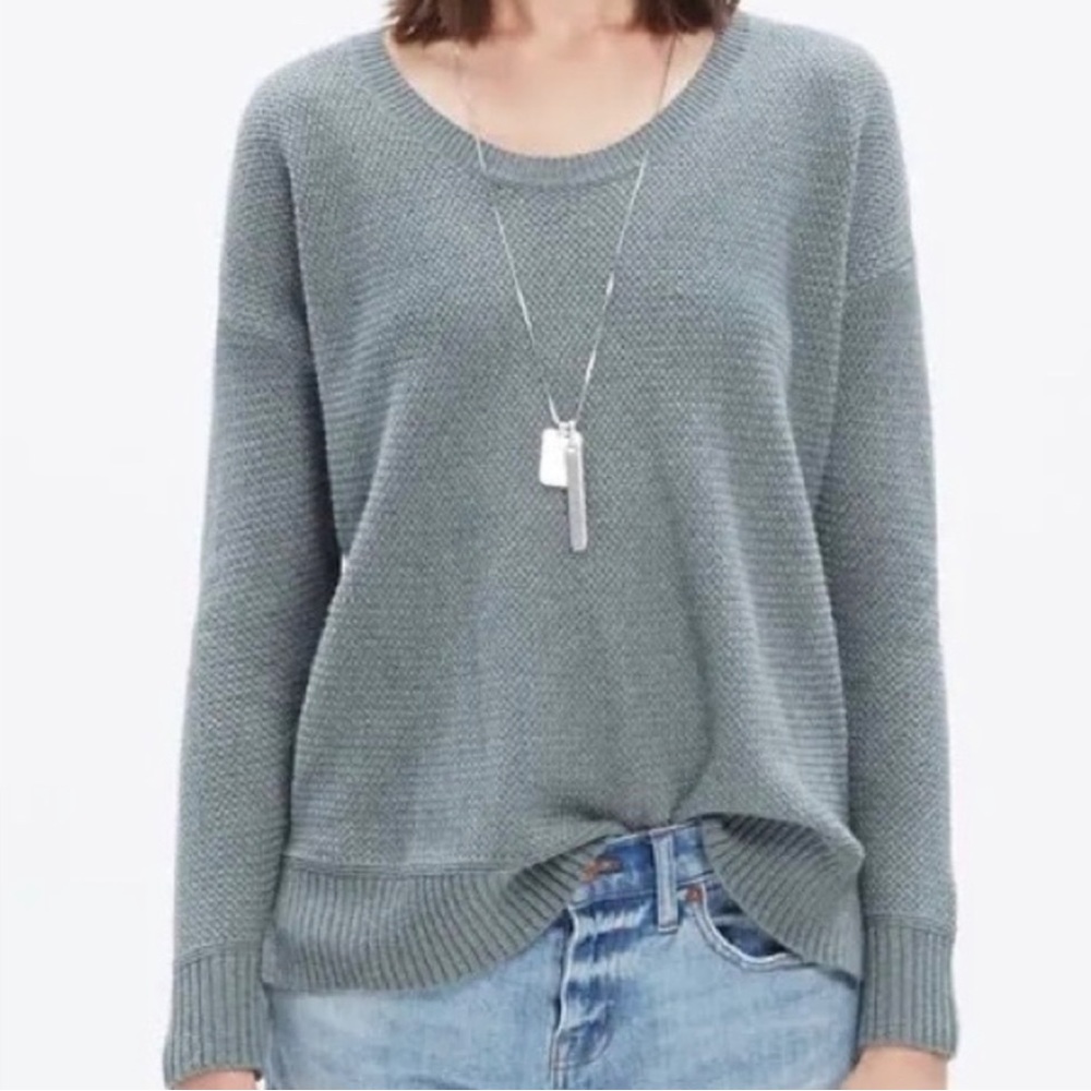 Madewell Chronical Texture Pullover Sweater Medium